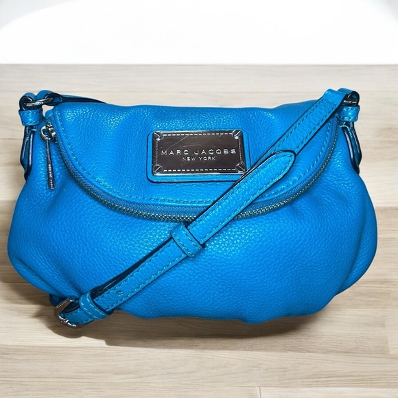 Marc Jacobs Handbags - Marc Jacobs Natasha Hobo Vibrant Blue Crossbody Bag